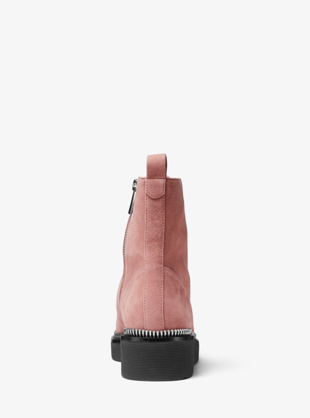 tavie leather combat boot