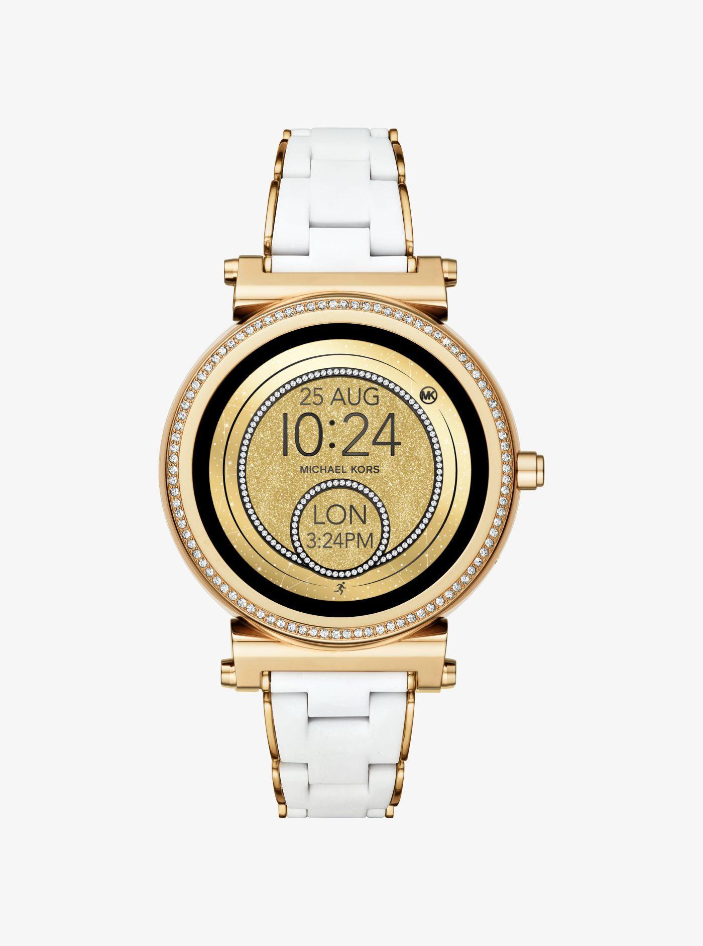 michael kors smartwatch sofie pave