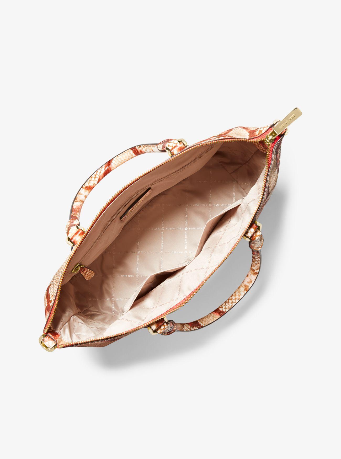 michael kors lenox large python
