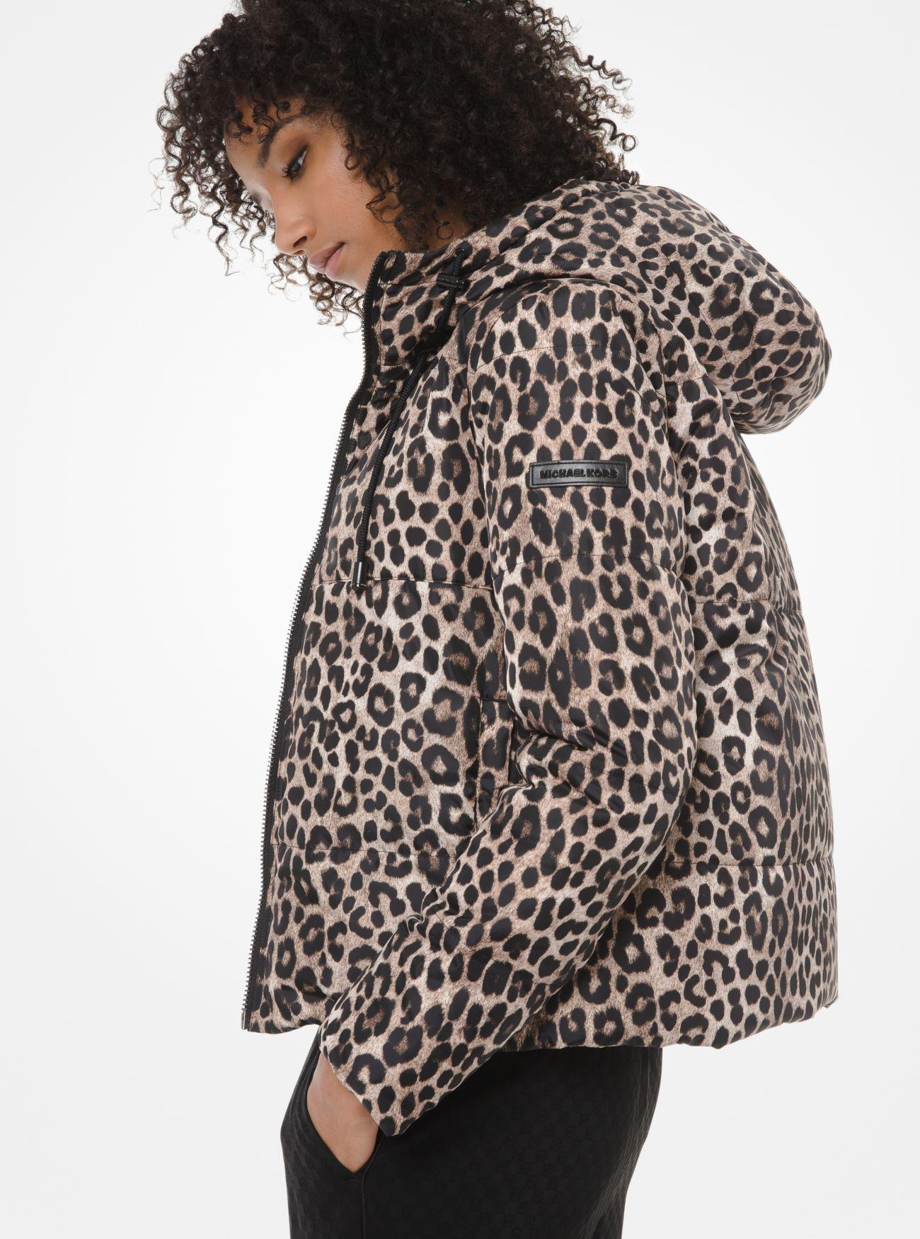 Michael Kors Reversible Leopard And Logo Quilted Puffer Jacket | Lyst UK