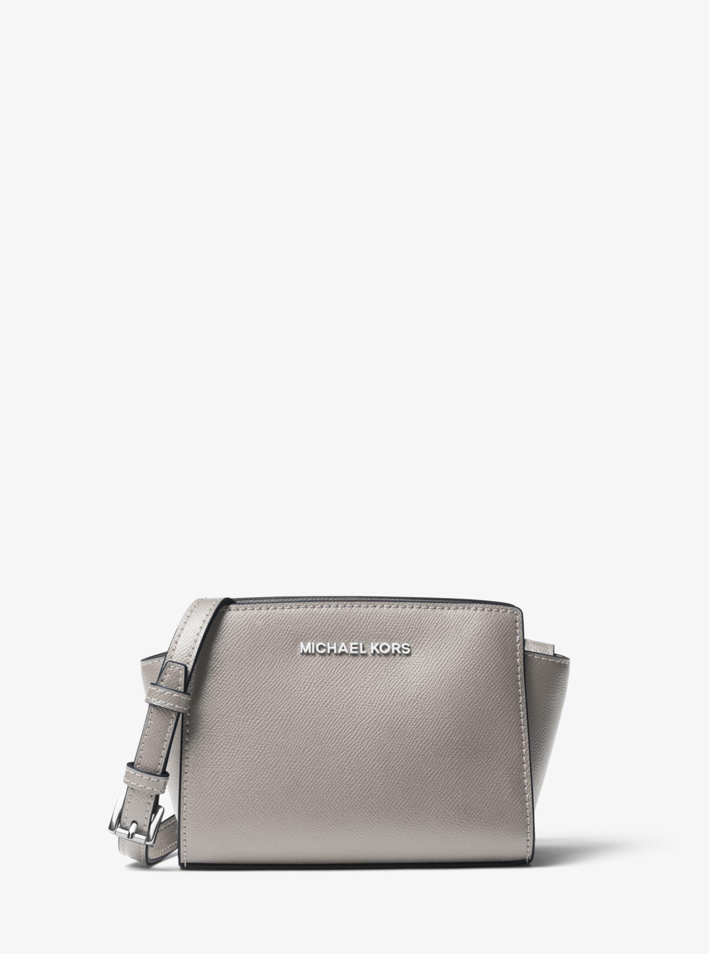 selma mini crossgrain leather crossbody