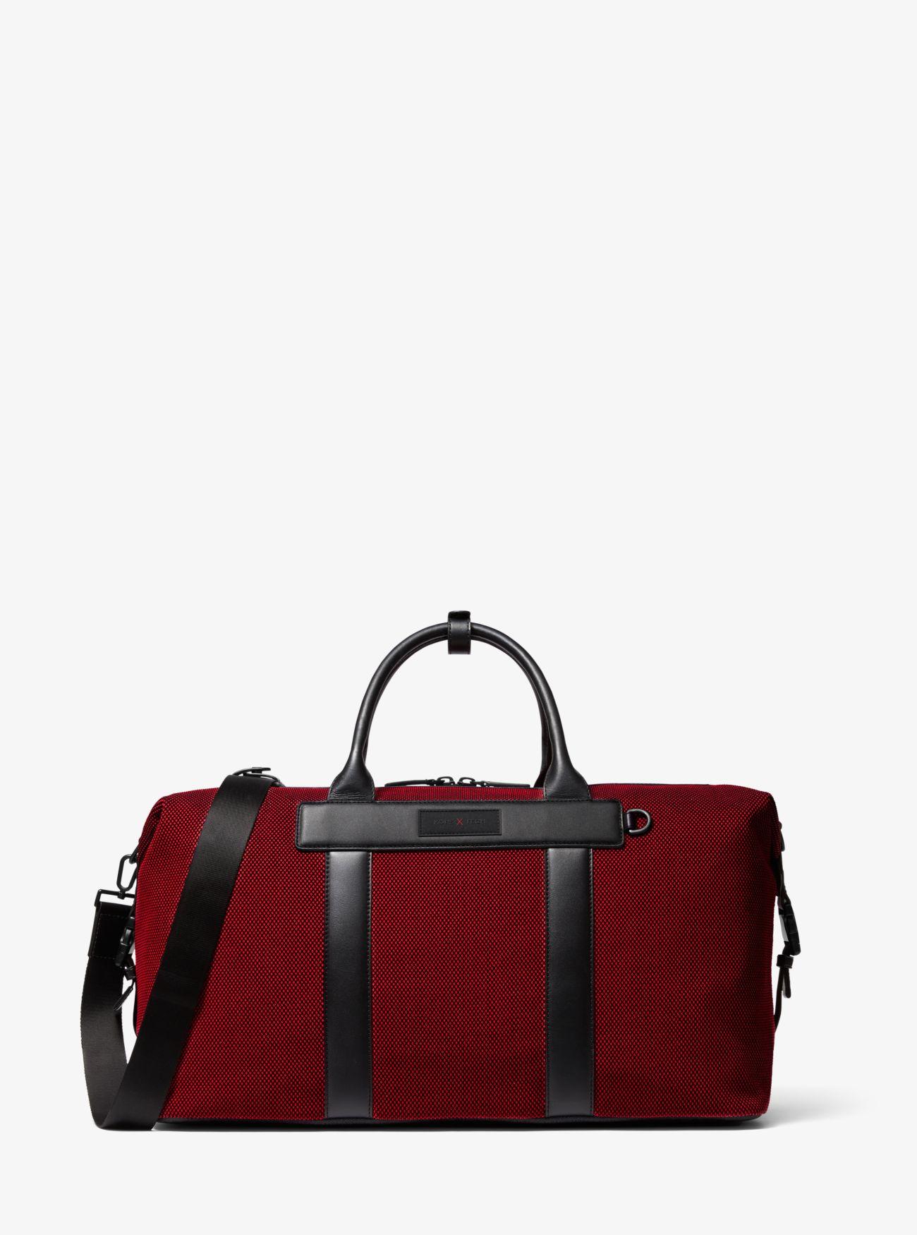 Michael Kors Kors X Tech Knit Duffel Bag in Red Lyst