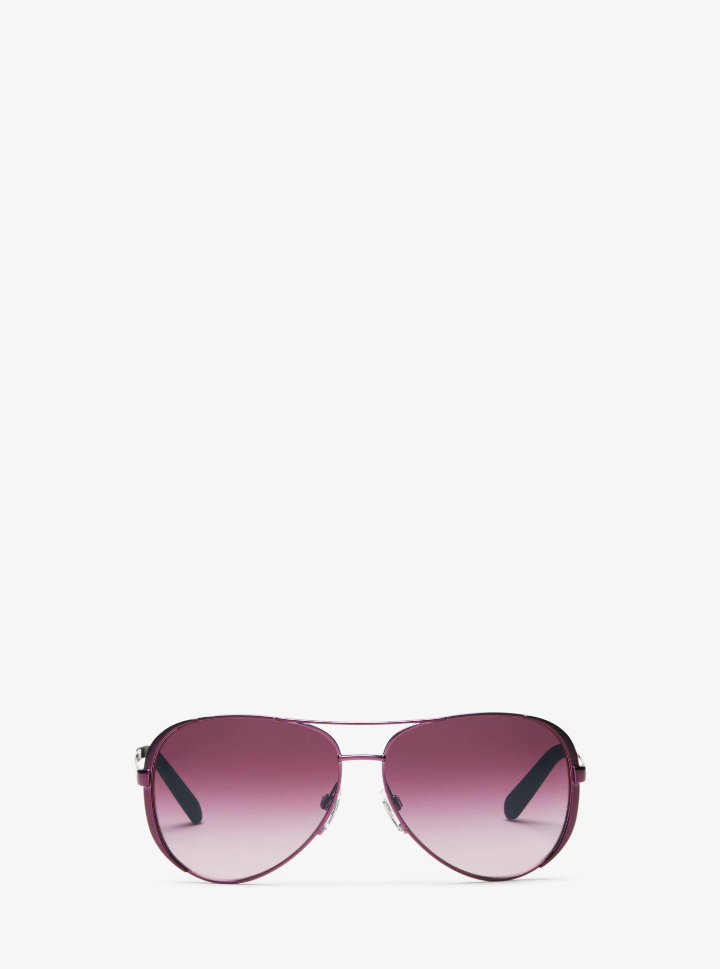 Michael Kors Mk5004 Chelsea Aviator Sunglasses For +free Complimentary  Eyewear Care Kit in Burgundy (Purple) - Save 15% - Lyst