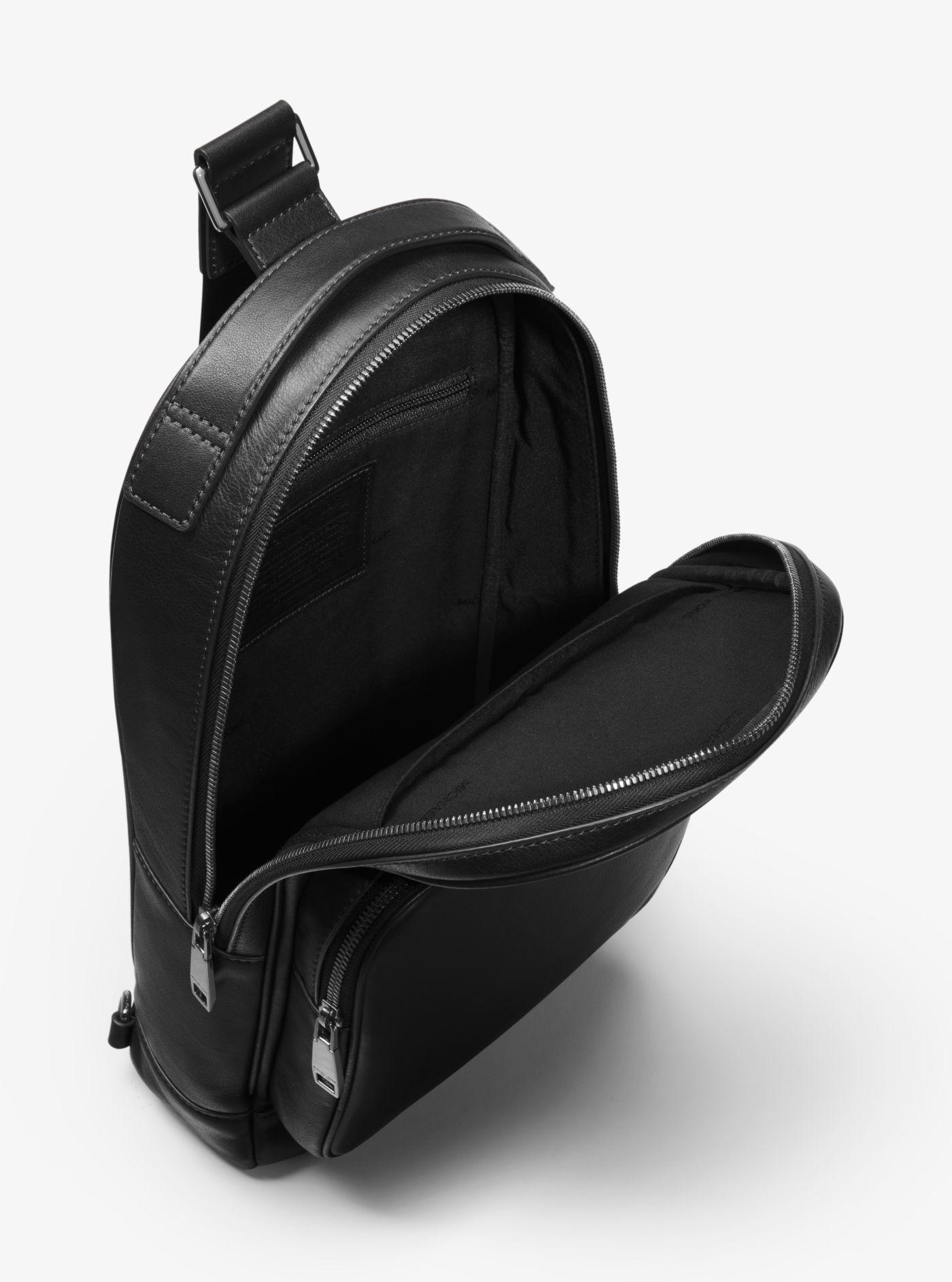 henry leather backpack