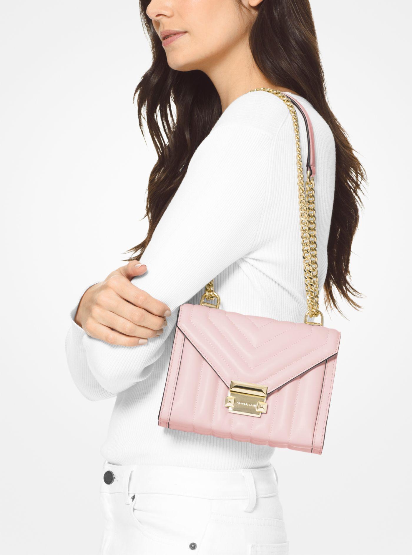 whitney small quilted leather convertible shoulder bag