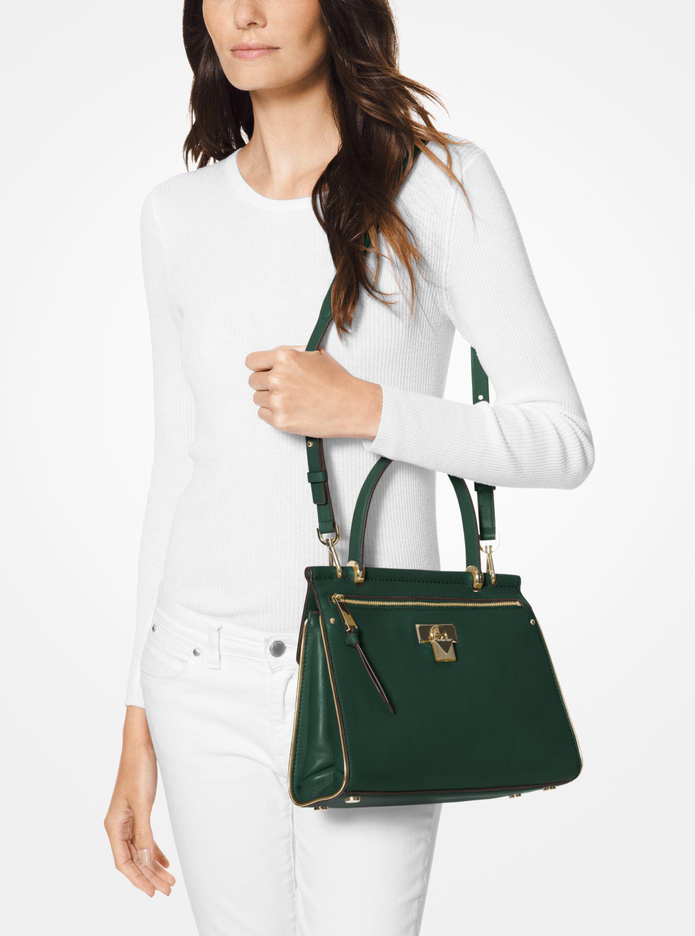 jasmine medium leather satchel