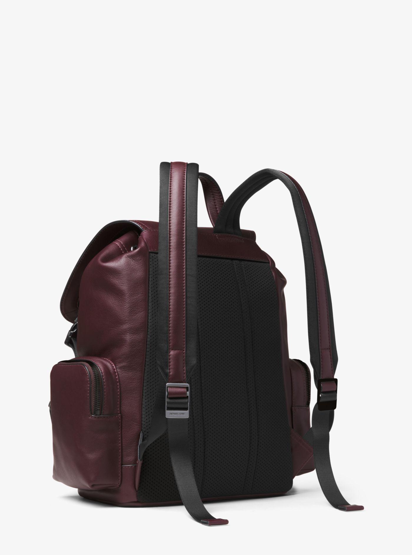 henry leather backpack