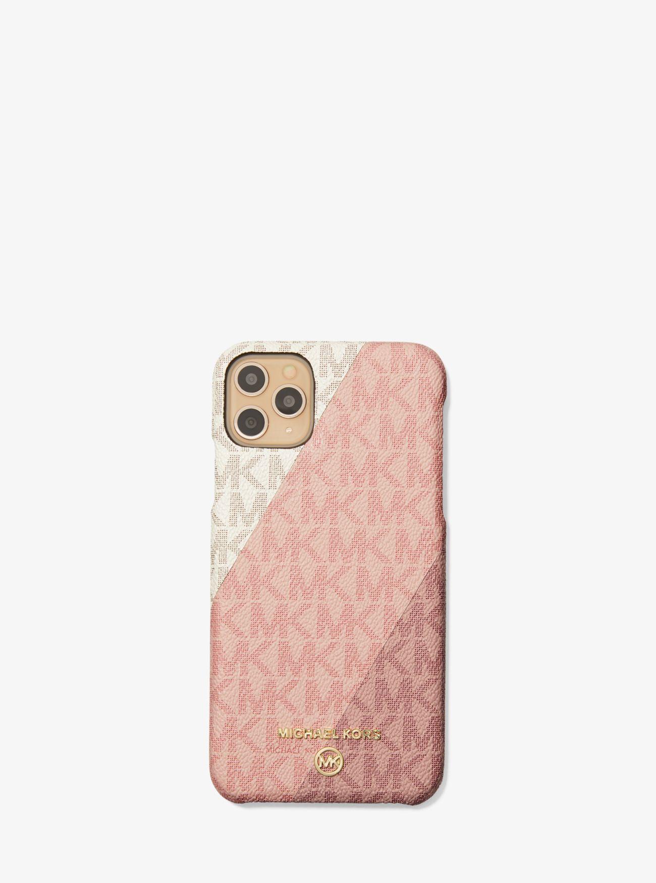 Michael Kors Color-block Logo Phone Cover For Iphone 11 Pro Max in Pink -  Lyst