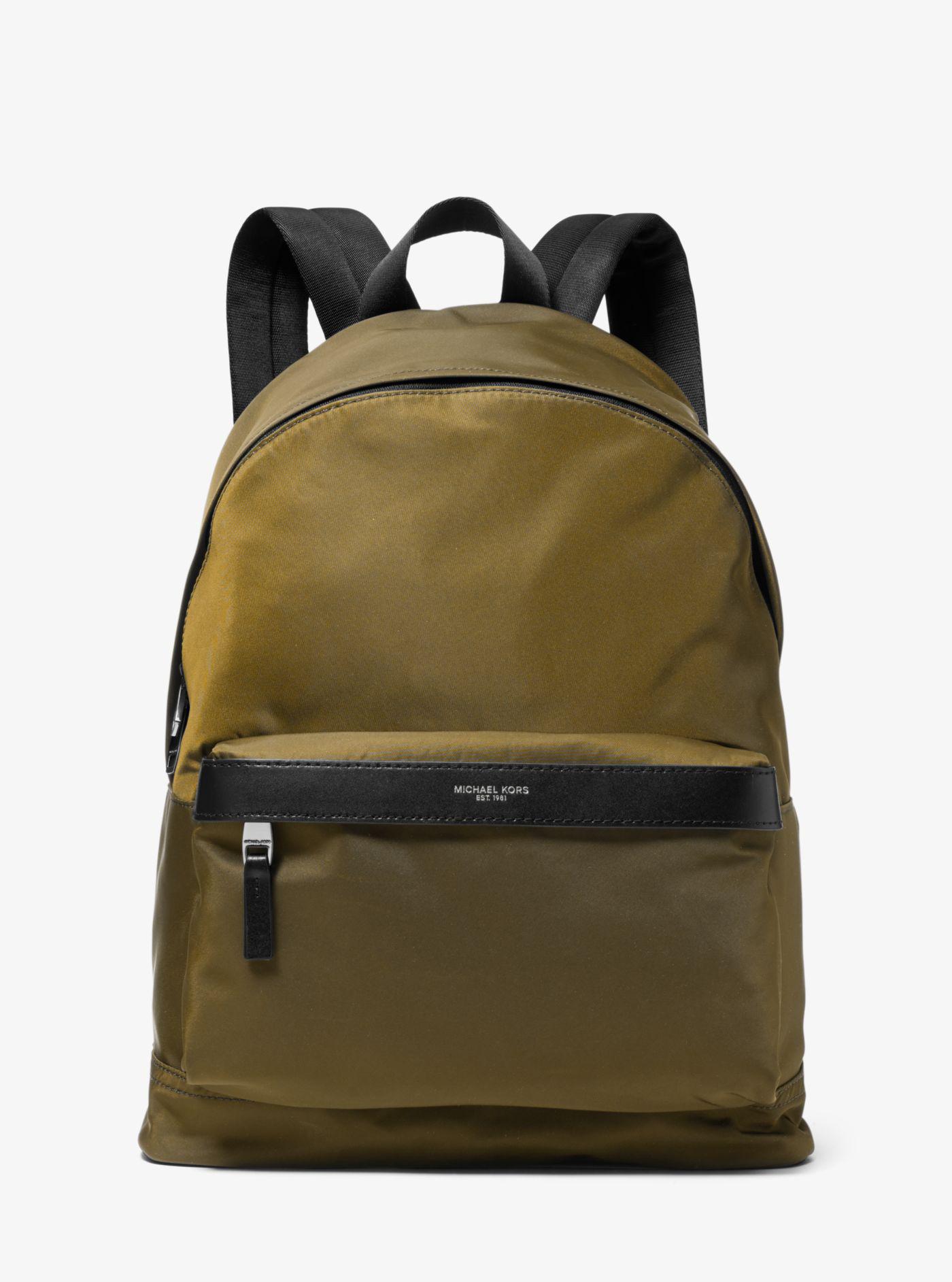 michael kors kent nylon backpack