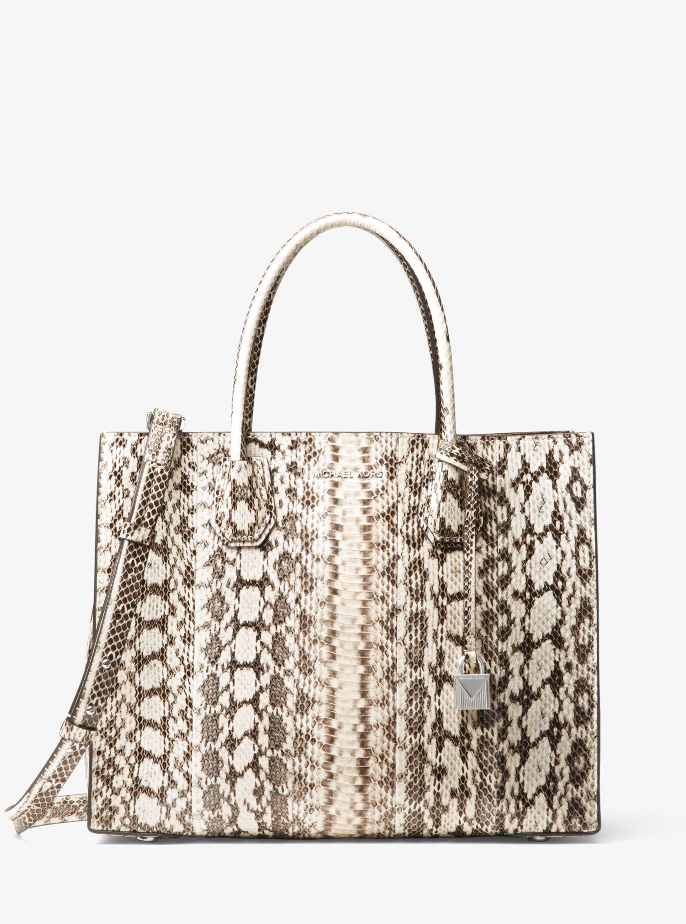mk snakeskin purse