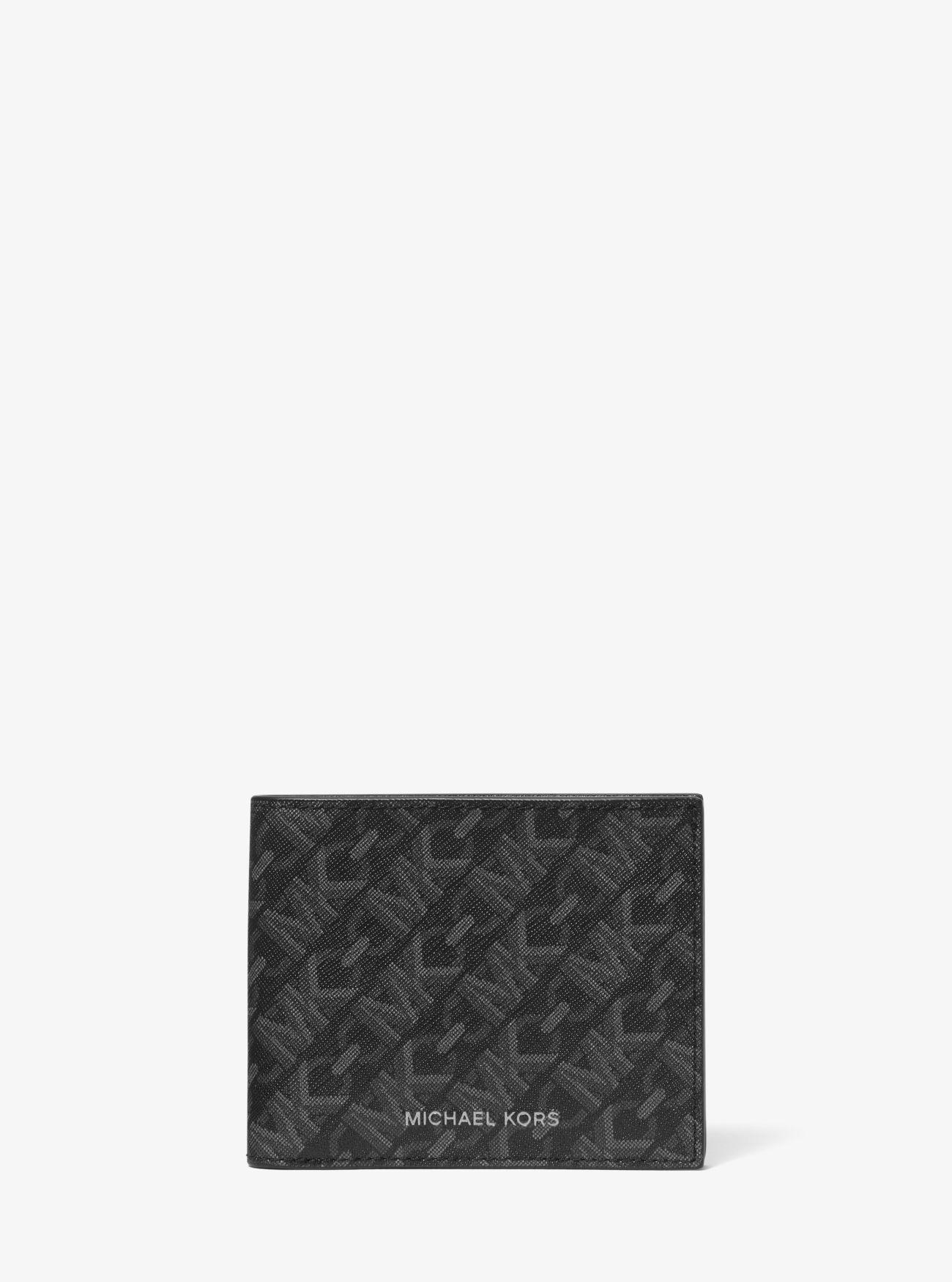 Michael kors 2024 black signature wallet