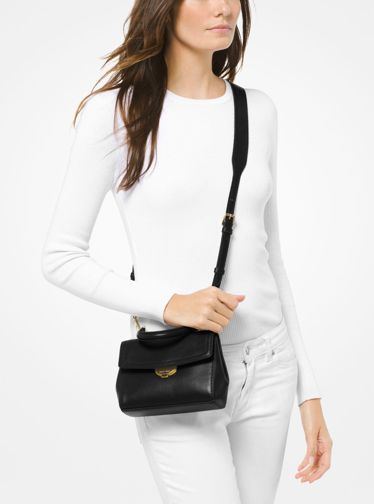 Michael kors ava extra small black hot sale