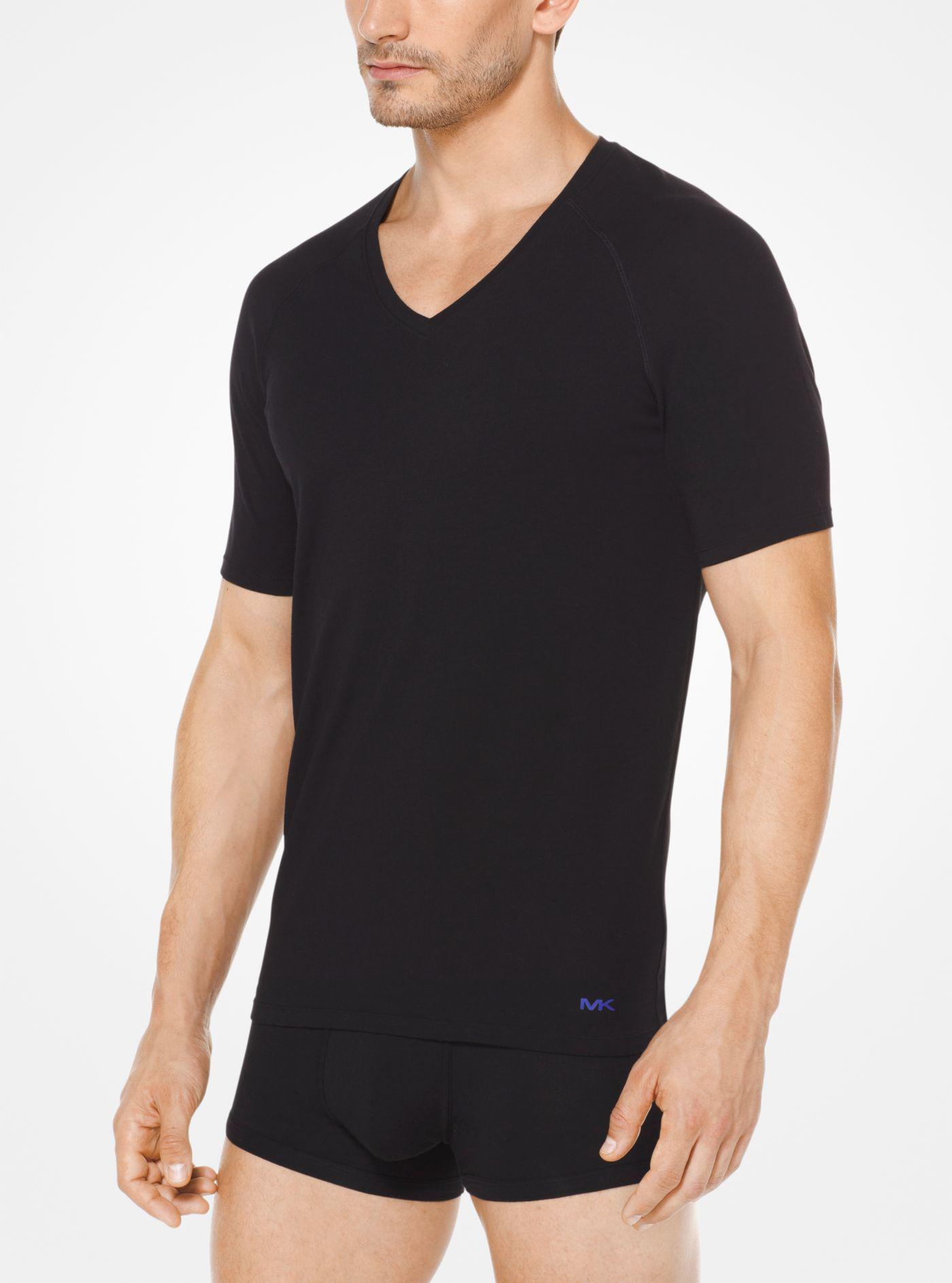 michael kors v neck t shirt