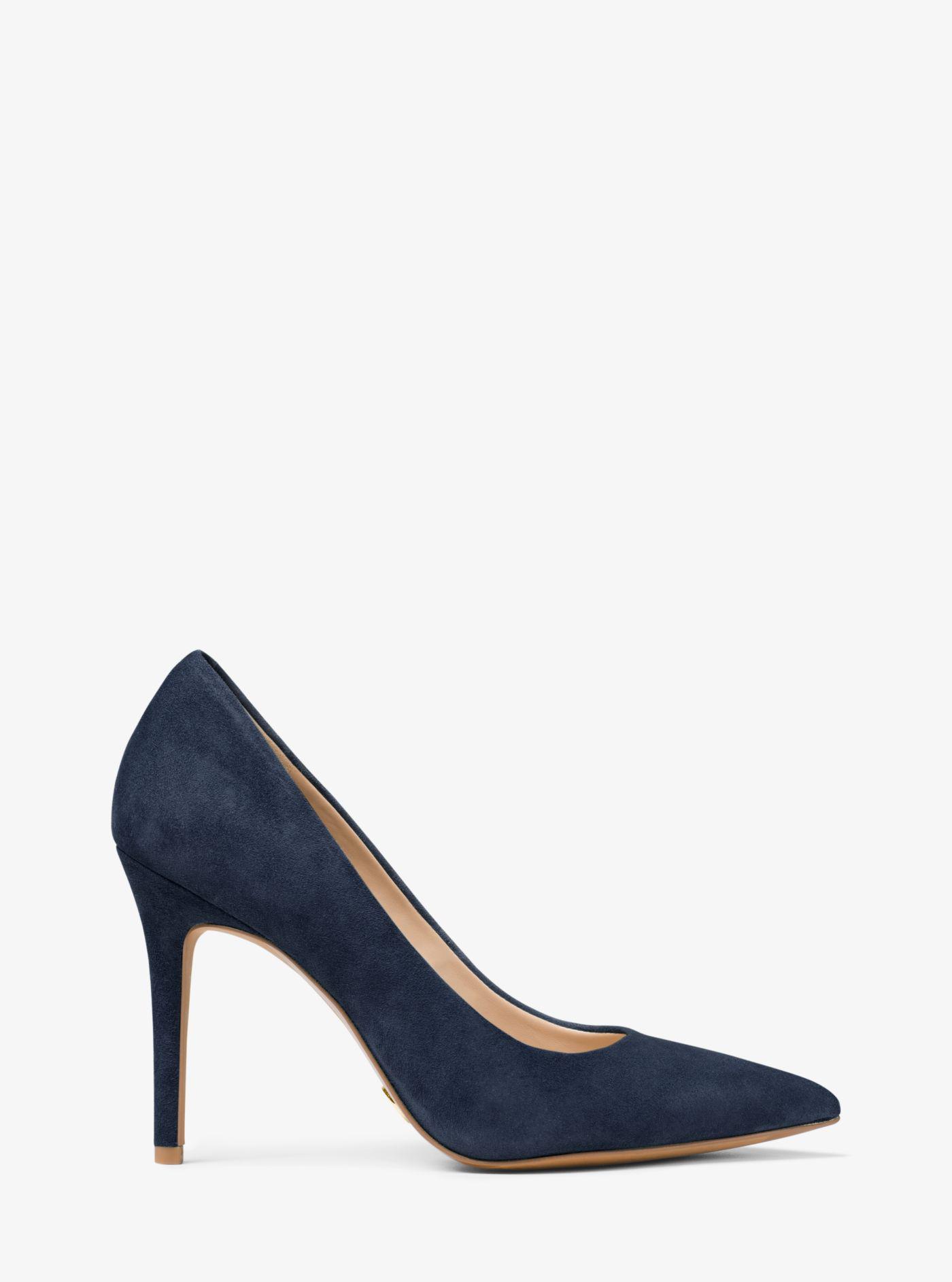 michael kors claire suede pump