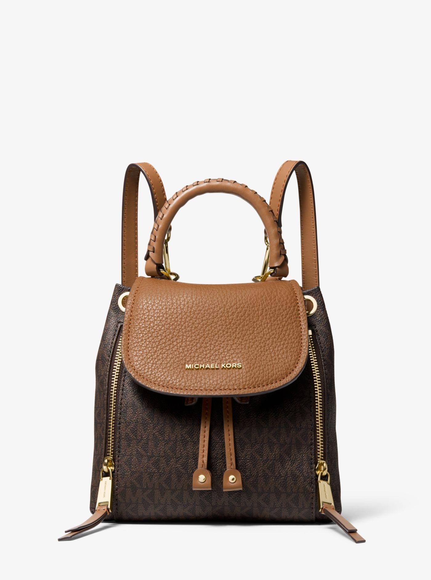 Michael Kors Viv Lg Backpack Brown/acorn | Lyst Canada