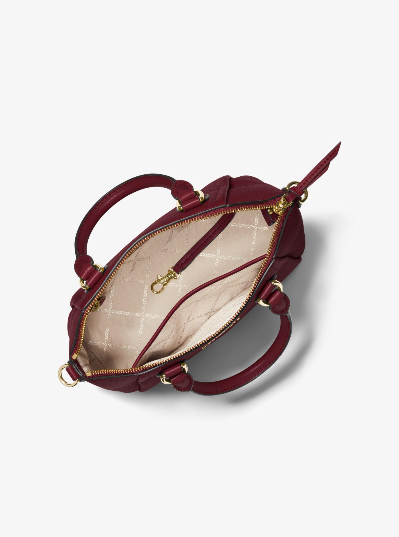 Michael Kors Sienna Medium Pebbled Leather Satchel | Lyst
