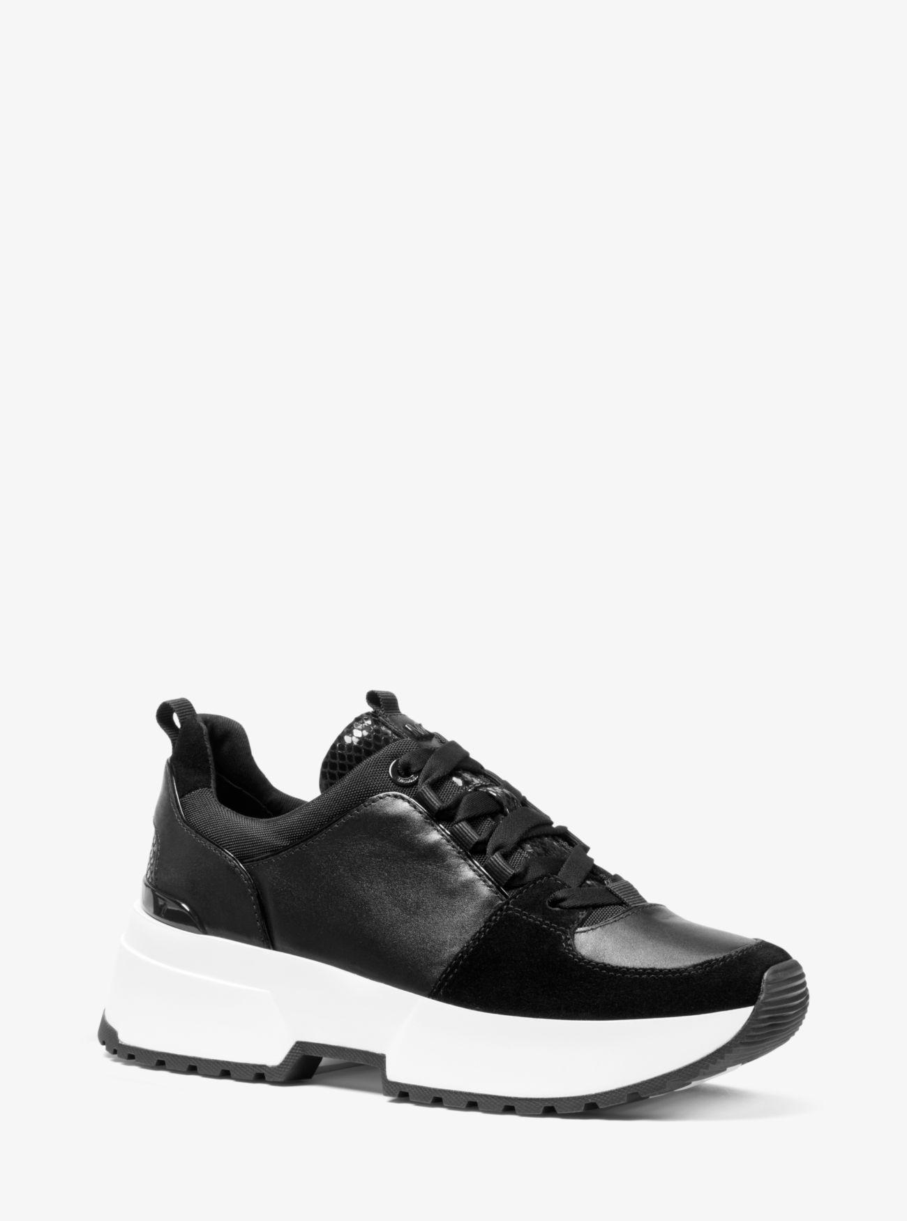 black trainers michael kors