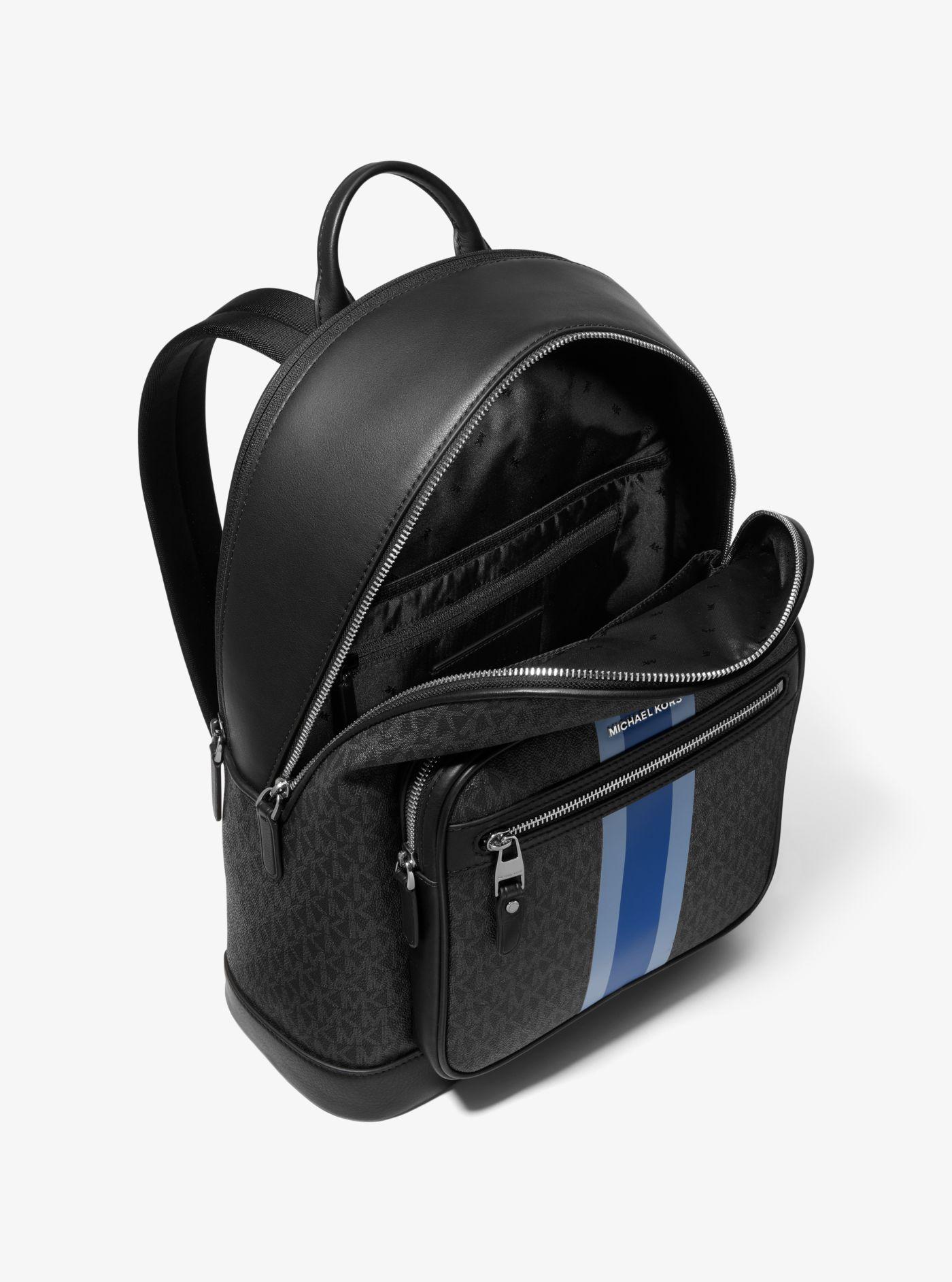 hudson logo stripe backpack