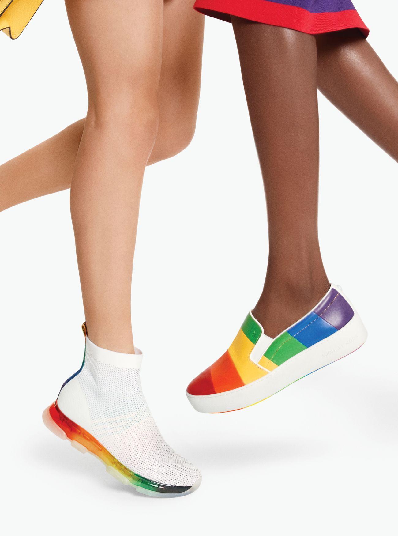 michael kors shoes rainbow