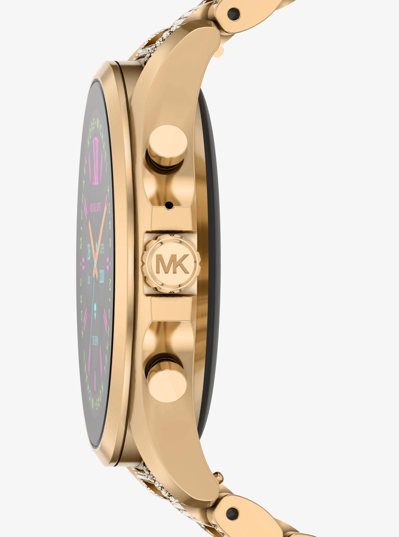 Michael Kors Gen 6 Bradshaw Pavé Gold 