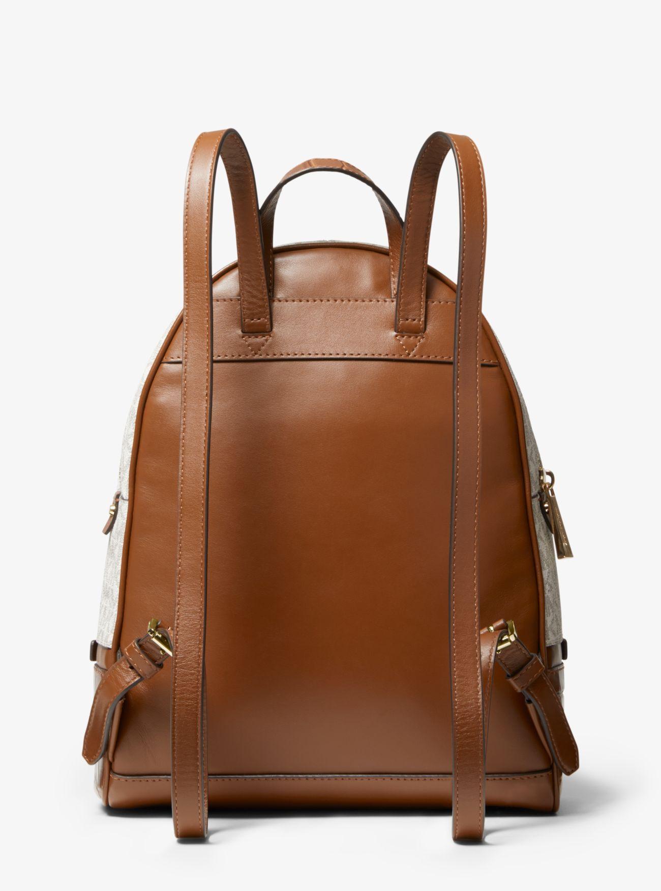 michael kors rhea medium logo backpack