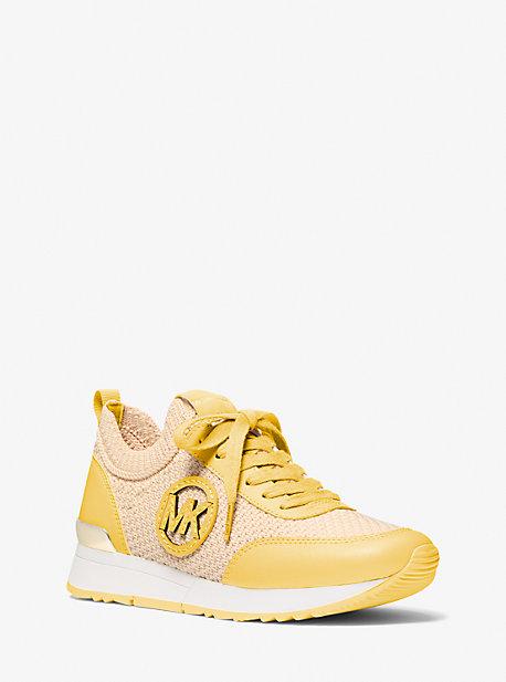michael kors trainers yellow
