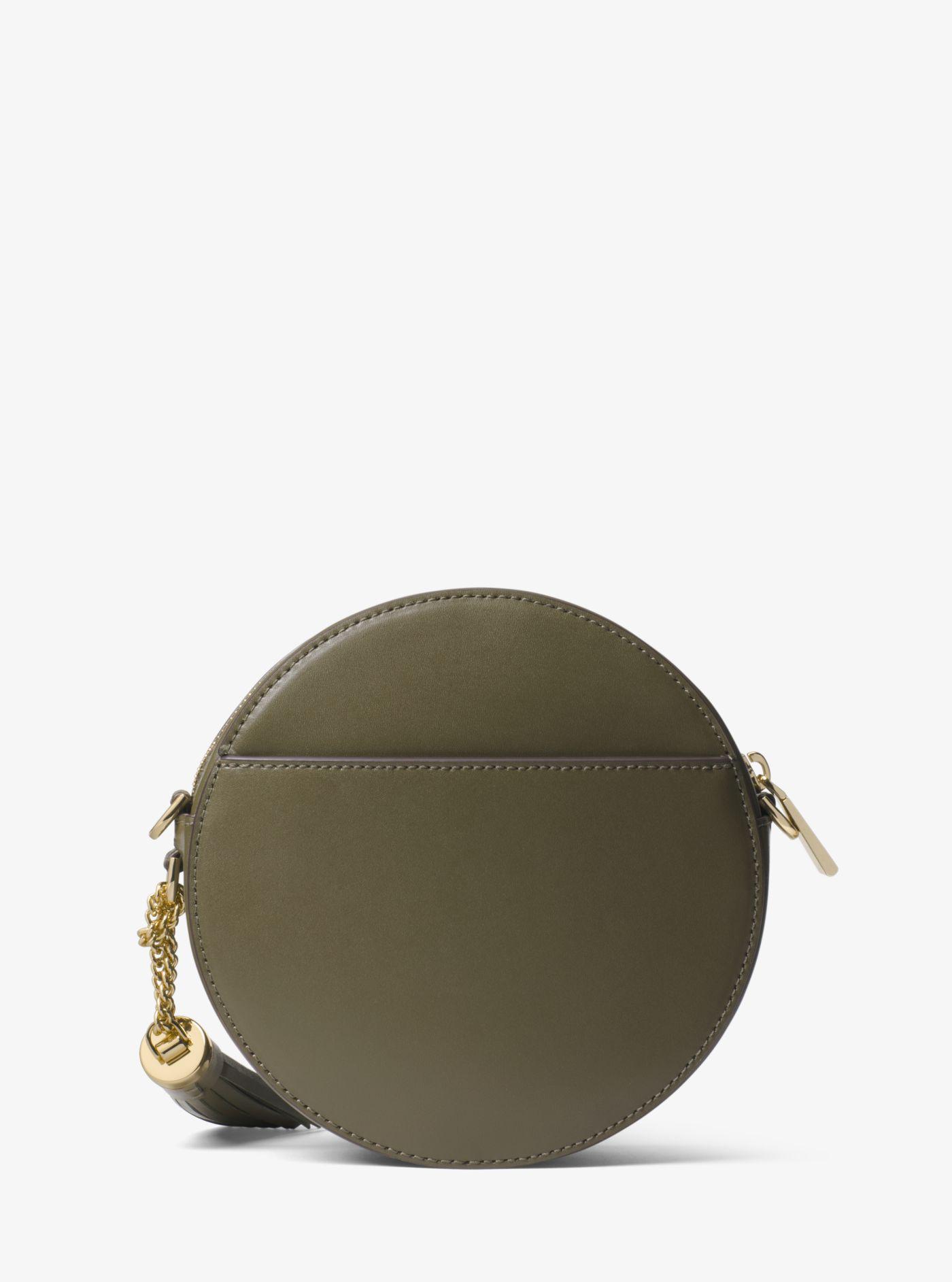 pebbled leather canteen crossbody