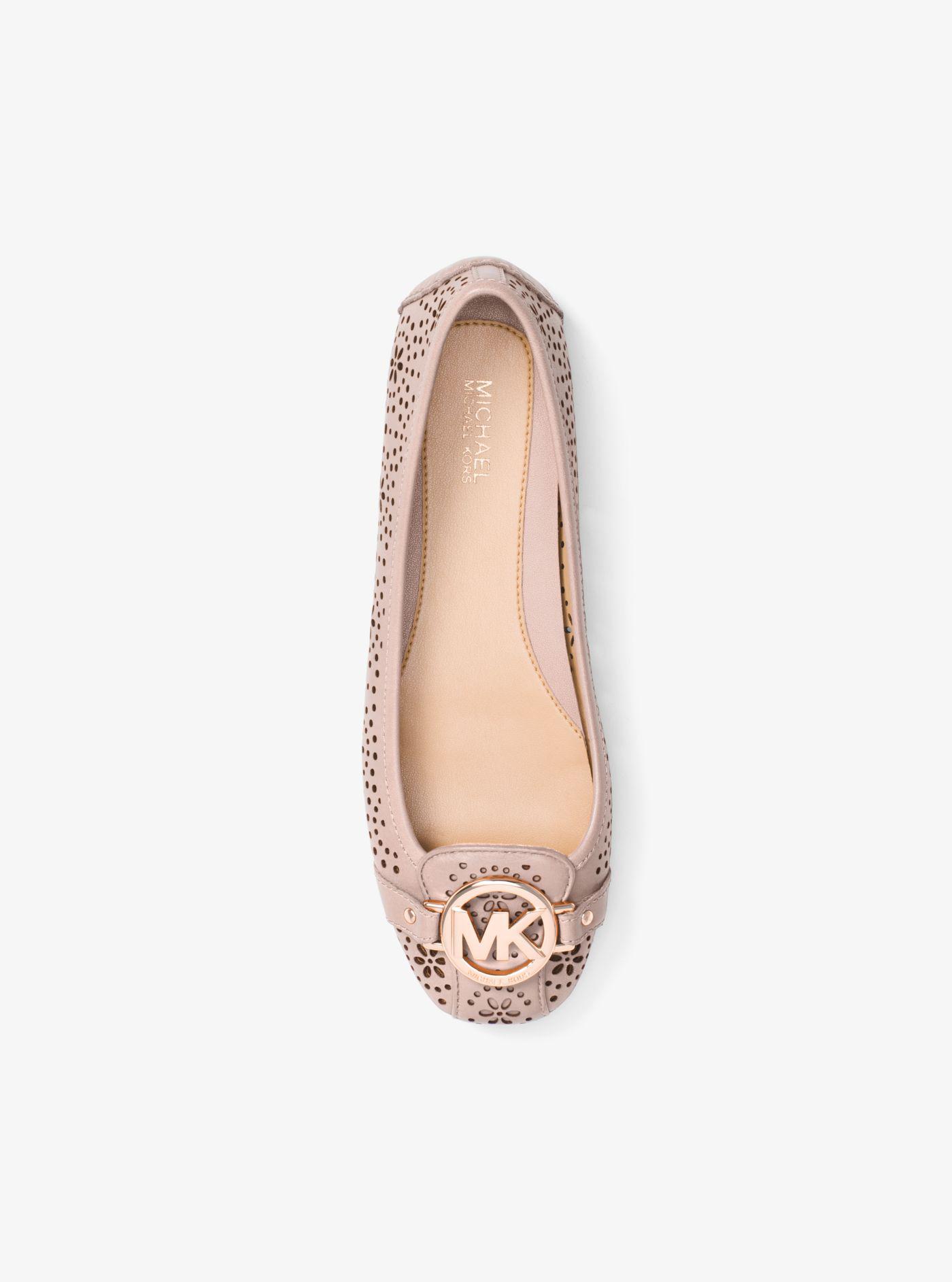 fulton floral perforated leather moccasin