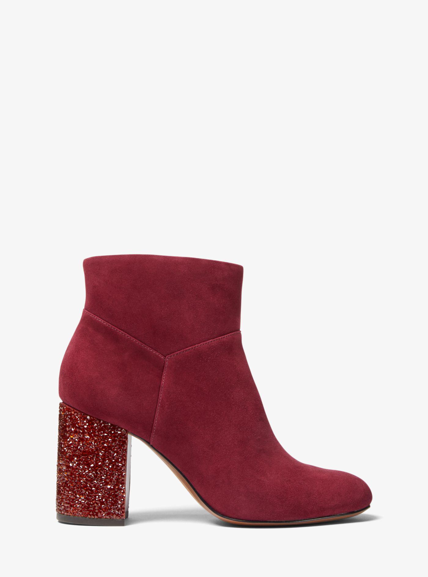 michael kors cher suede ankle boot