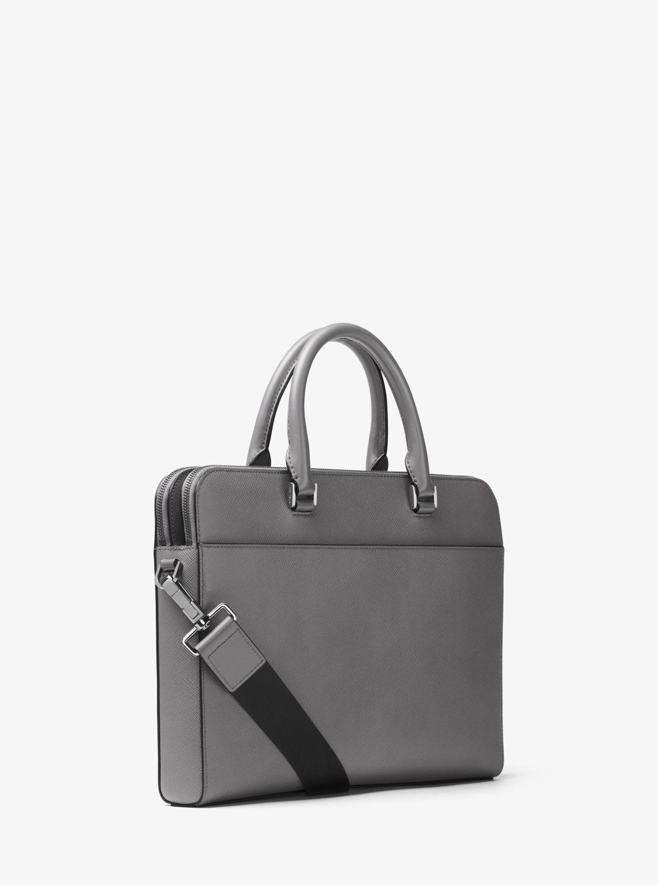 gray briefcase