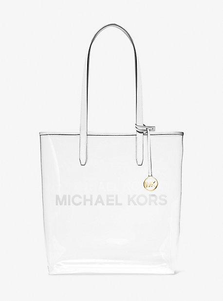 Michael Kors The Michael Large Clear Vinyl Tote Bag in White Lyst