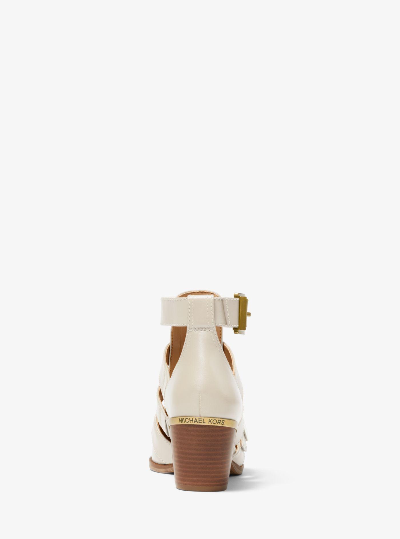 griffin leather cutout bootie