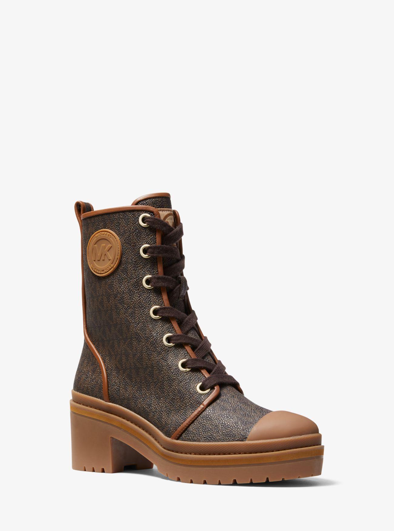 michael kors combat boots for women