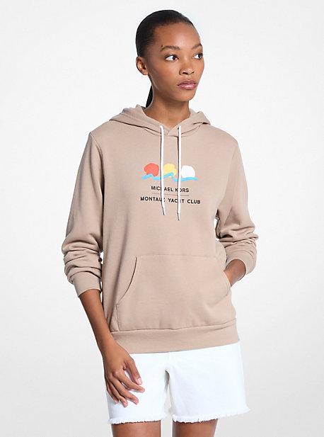 パーカー・フーディ Michael Kors FW25 EMBOSSED LOGO HOODIE (CR552G25MF 109) Ombré Signature Logo Cotton Terry Hoodie Dress | Michael