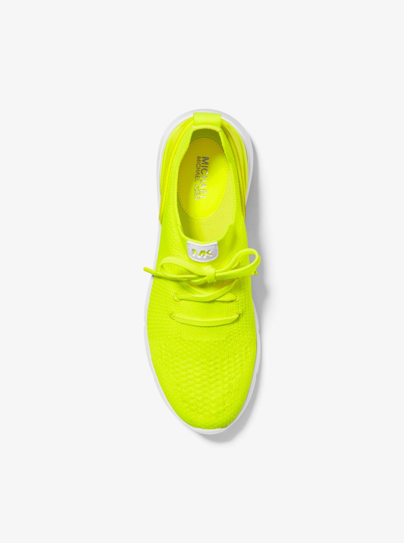 michael kors neon yellow shoes