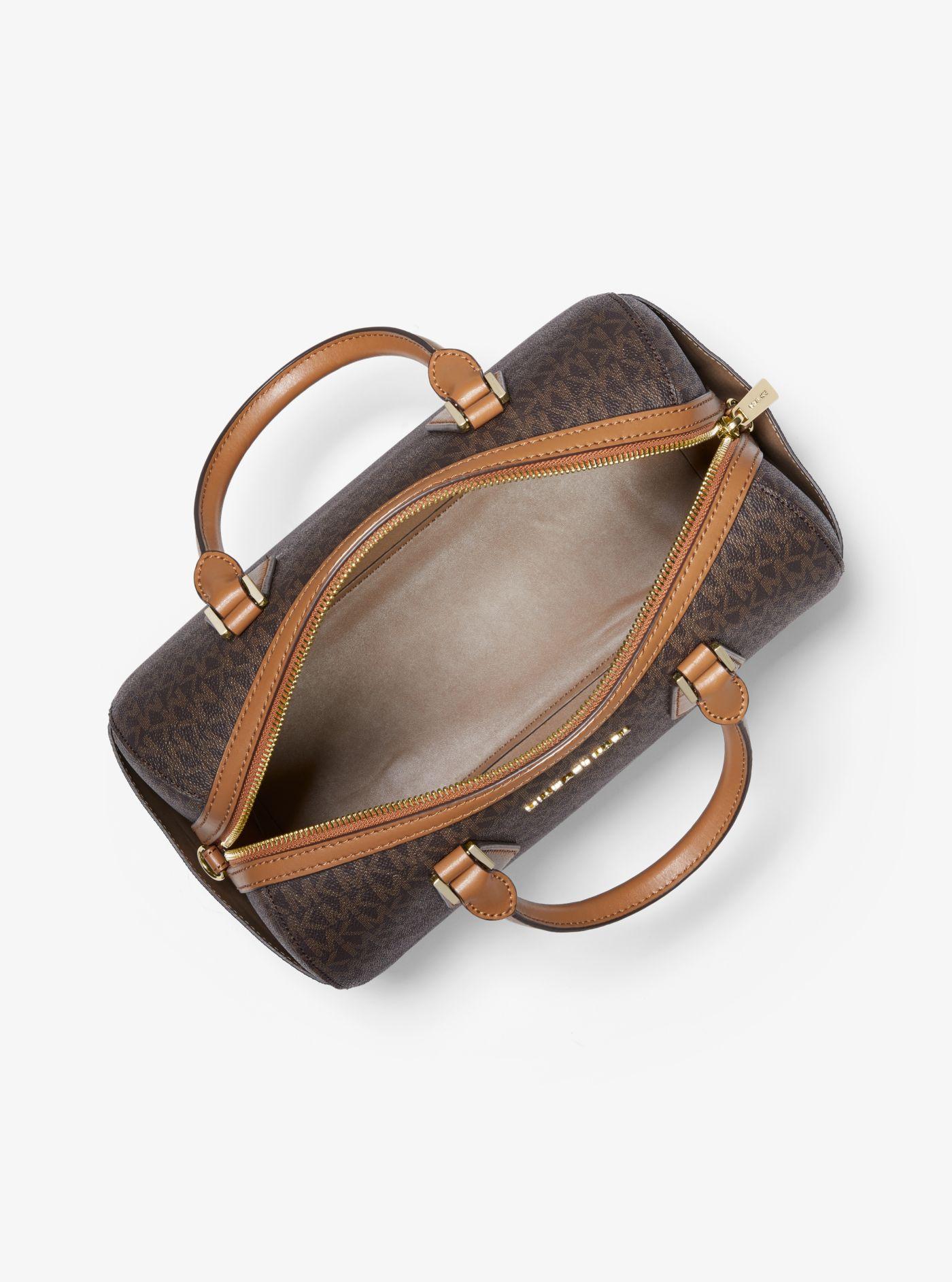 hayes large saffiano leather satchel
