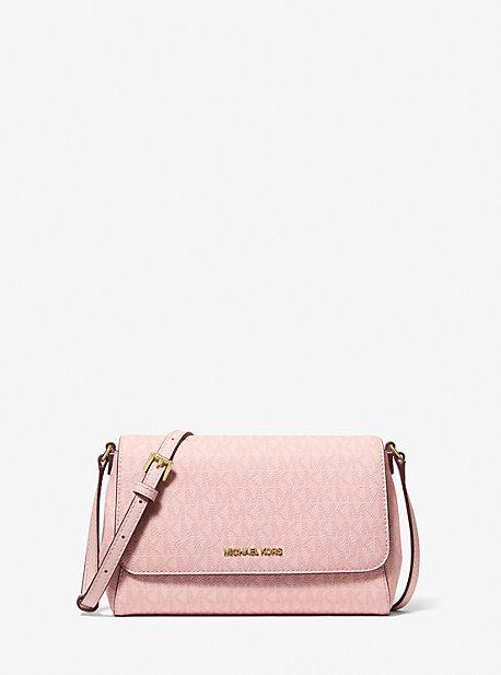 Michael Kors Medium Logo Convertible Crossbody Bag in Pink Lyst