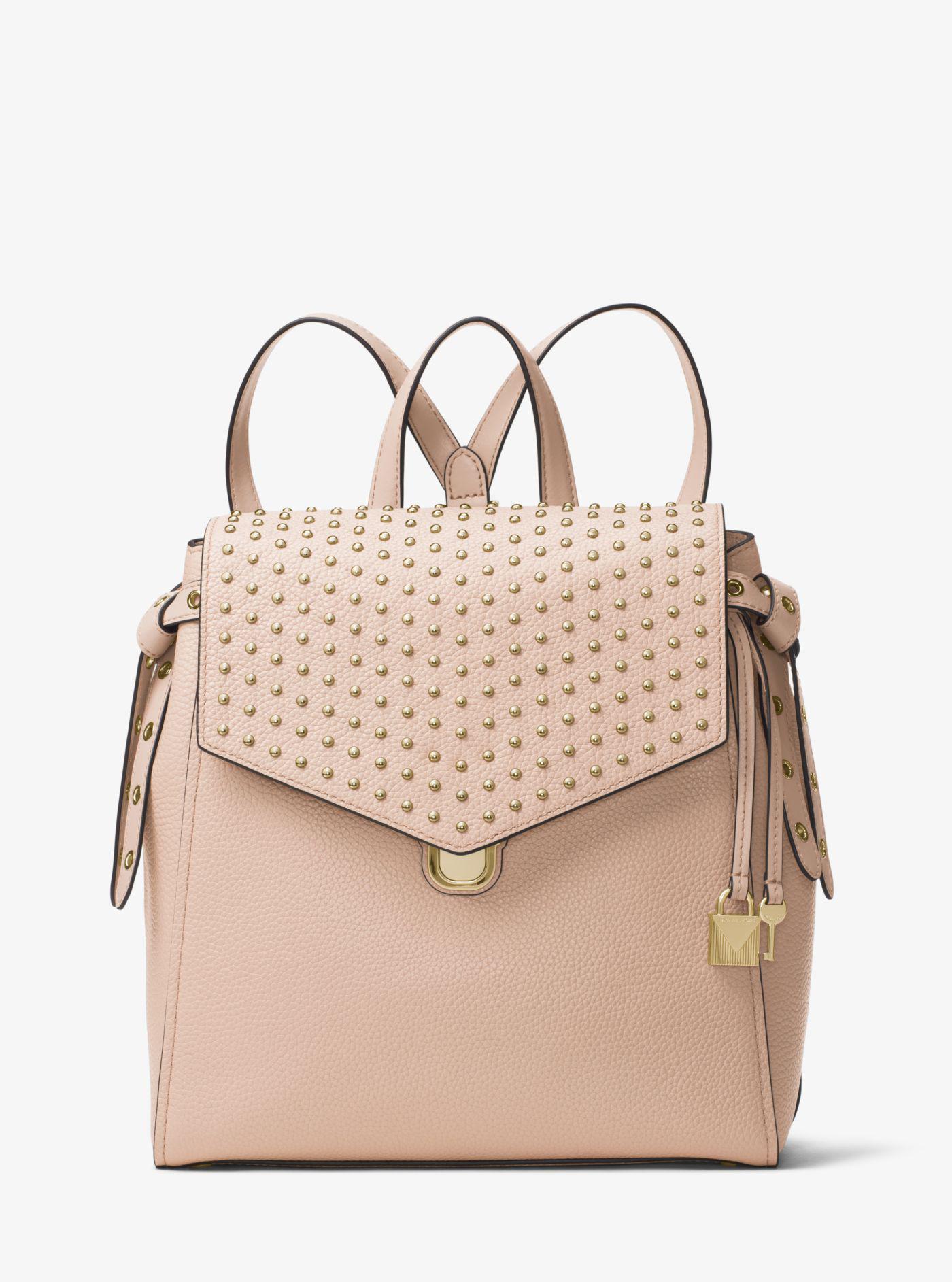 bristol medium studded leather backpack Michael Kors Bristol Backpack Store