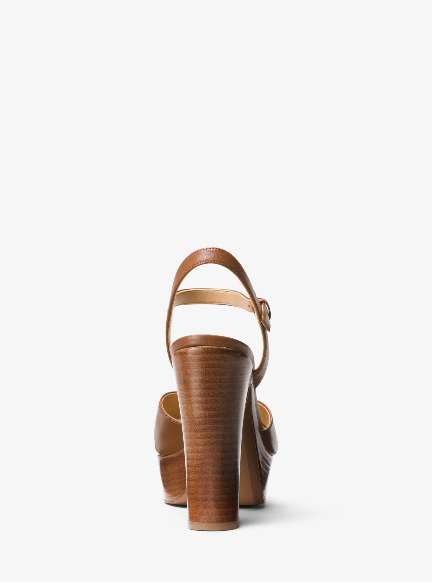 sia leather platform sandal