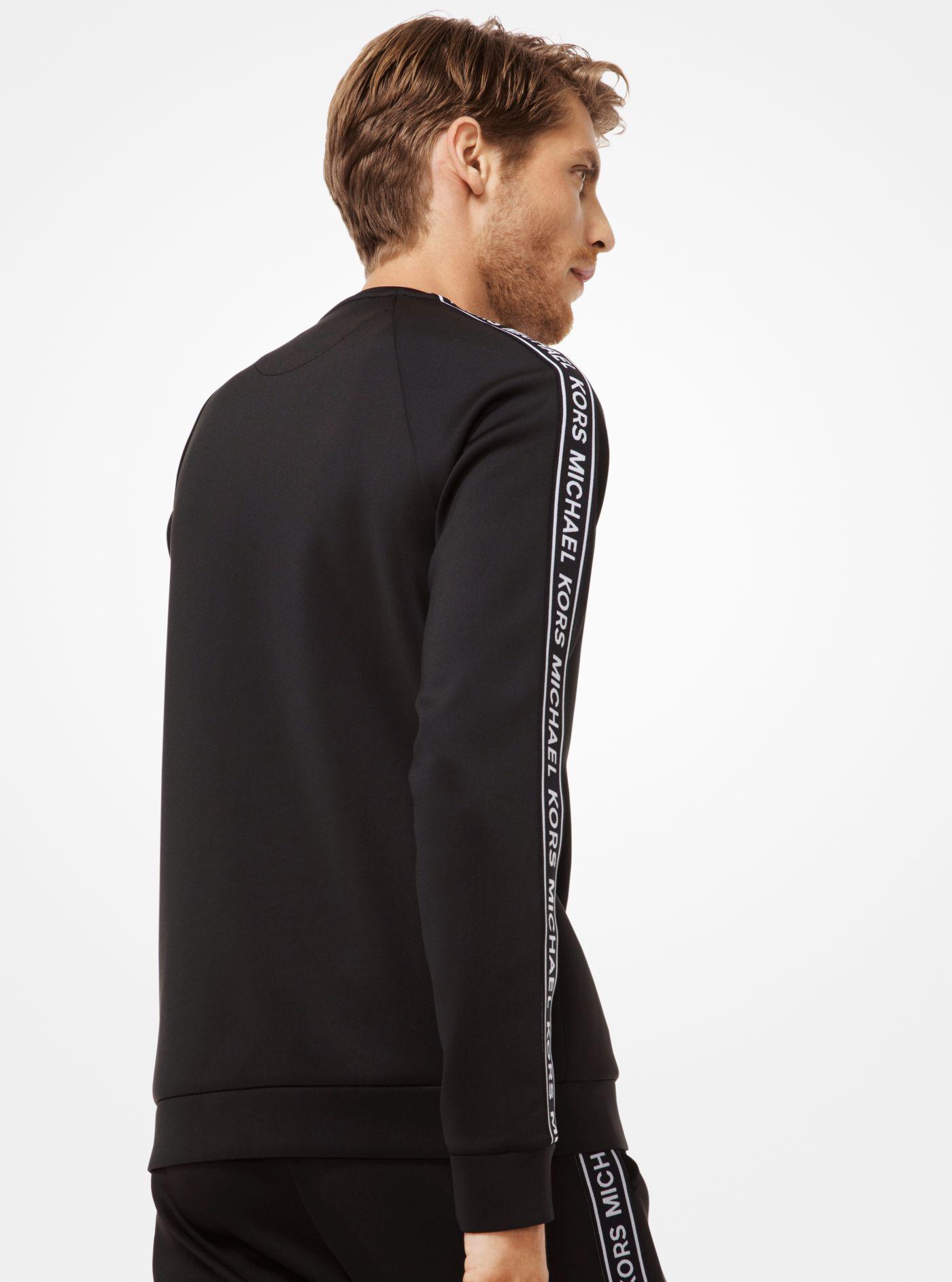 Michael Kors Synthetic Scuba Logo Sweatshirt in Black for Men - Lyst