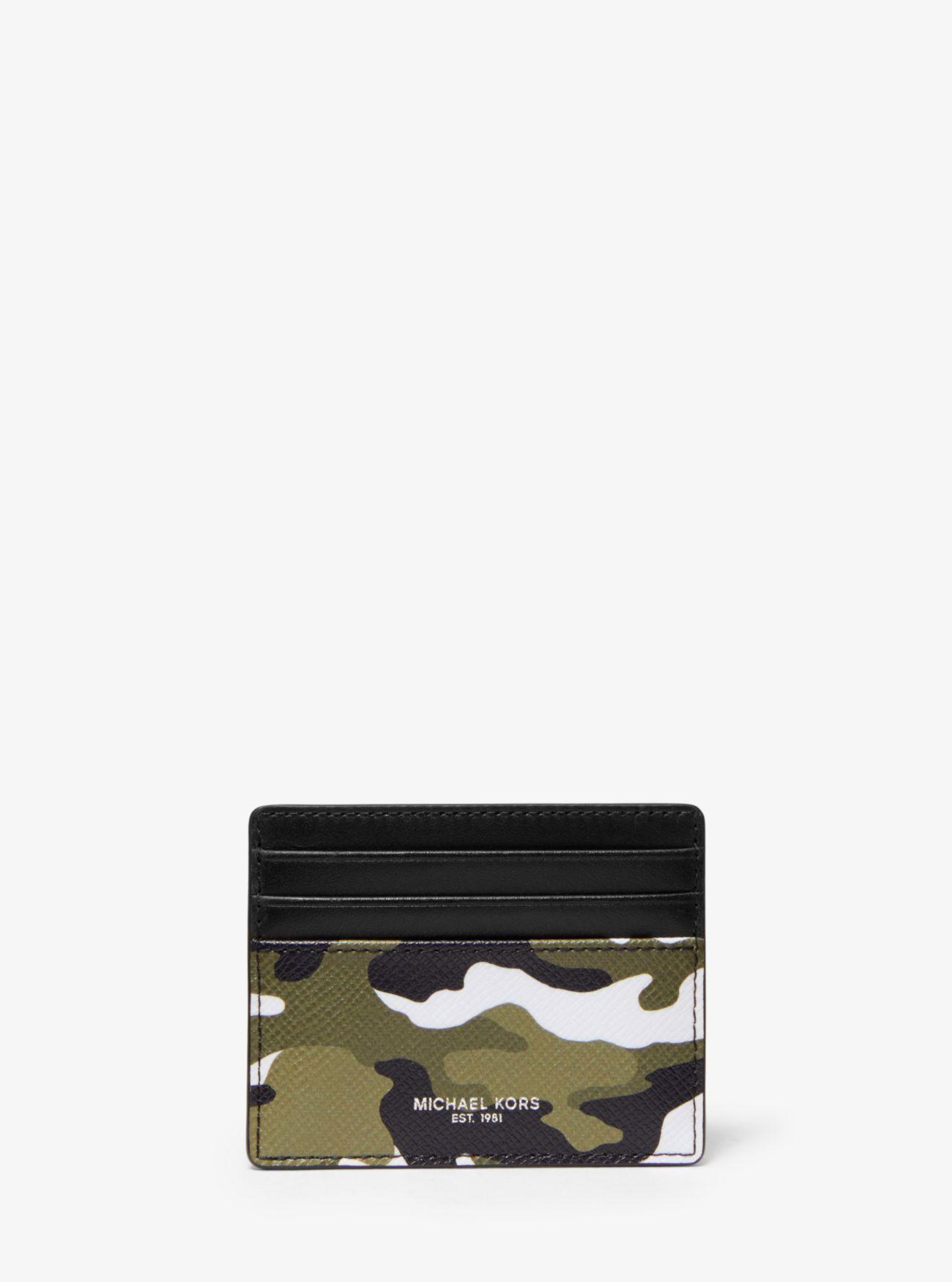 mk camo wallet