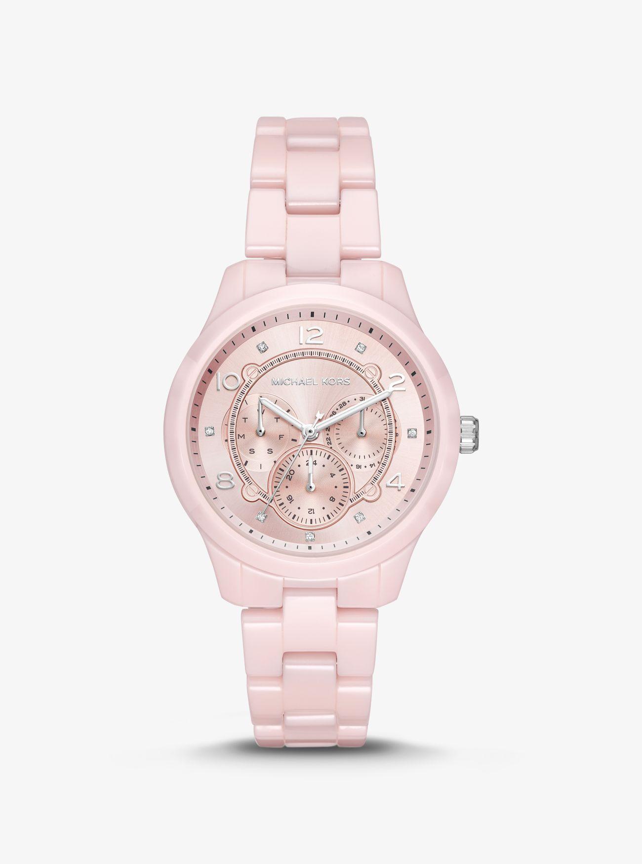 Michael Kors Runway Ceramic Watch in 
