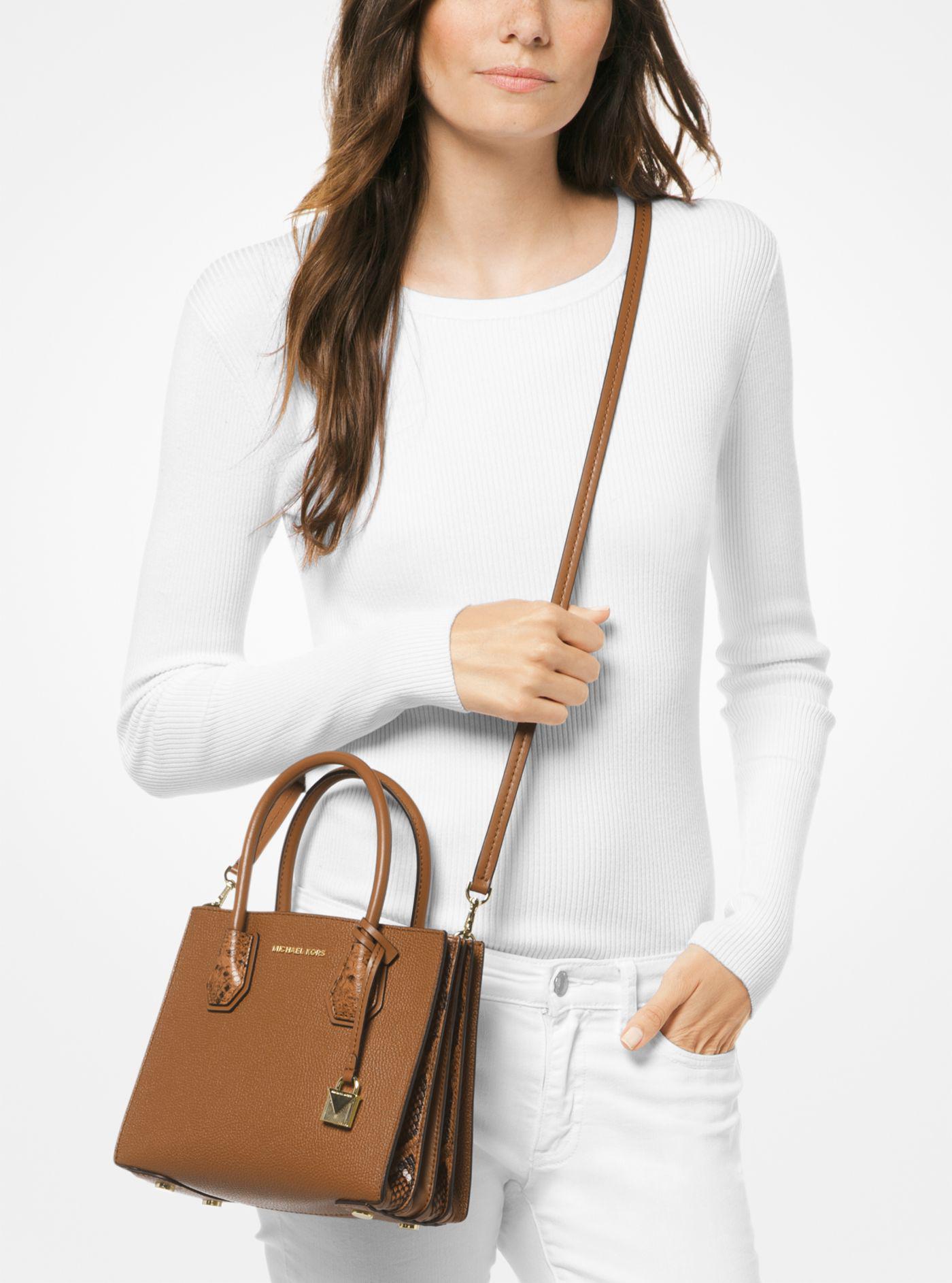 Michael Kors Leather Crossbody Handbag | semashow.com