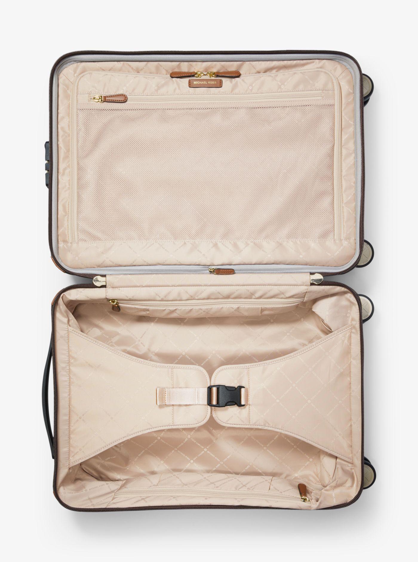michael kors large logo suitcase