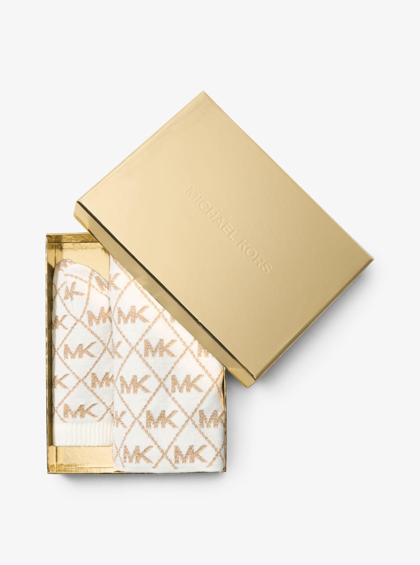 michael kors hat and scarf set