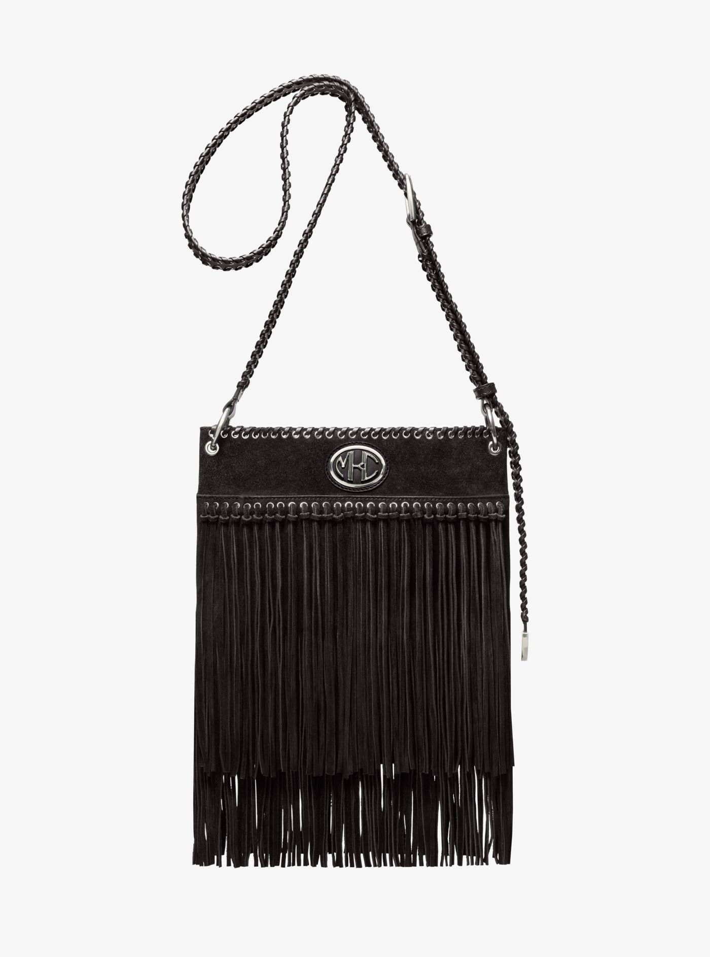 mk fringe crossbody