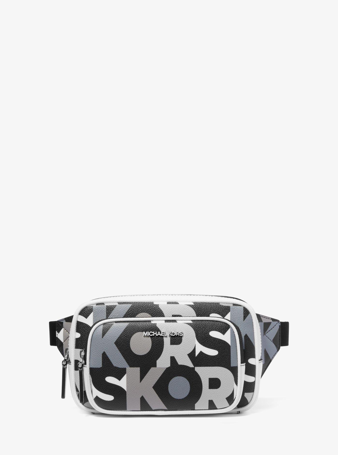 Michael Kors Cooper Graphic Logo Sling Pack in White for Men | Lyst