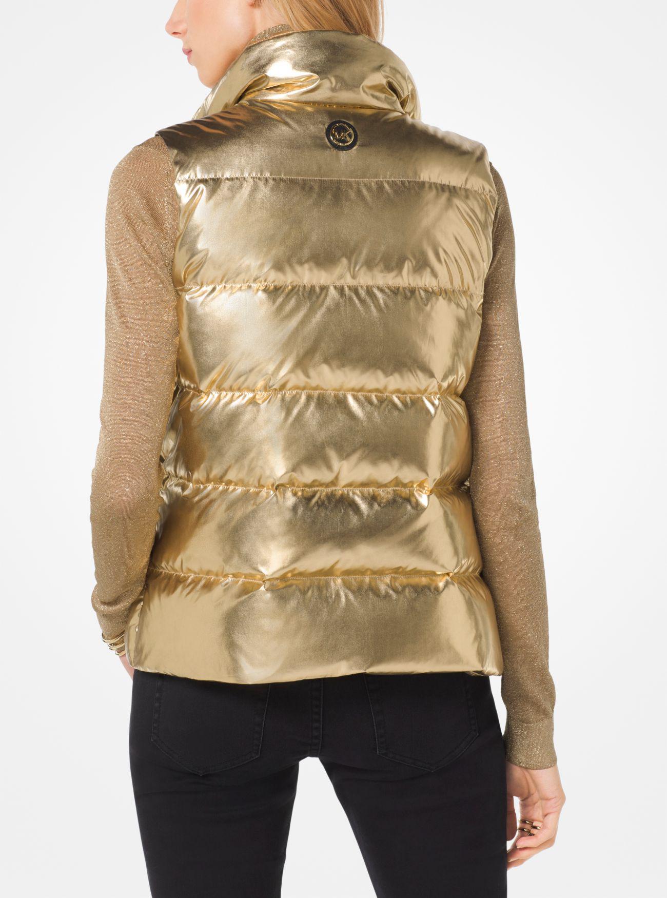 Michael kors vest gold Clearance