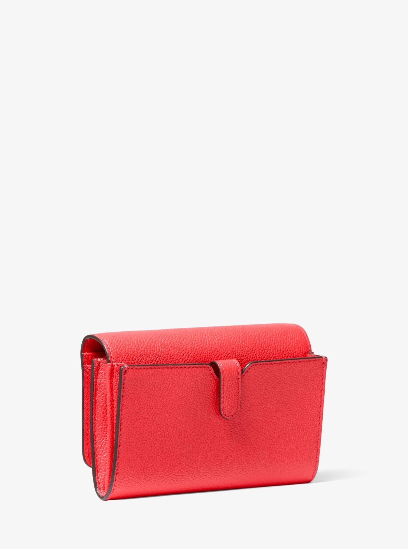jet set travel medium pebbled leather convertible crossbody bag