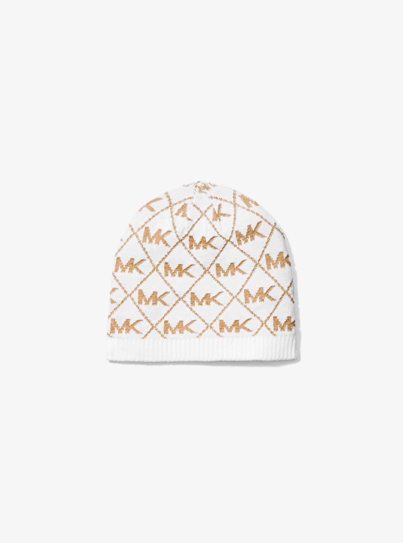 michael kors logo hat and scarf